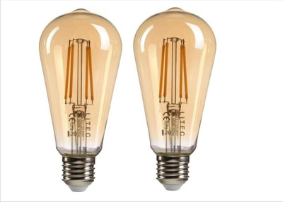 Hybrix 4 W Basic Decorative E27 Decorative Bulb(Gold, Pack of 2)