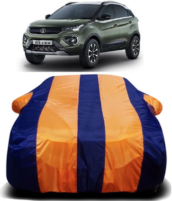 AXLOZ Car Cover For Tata Nexon (With Mirror Pockets)(Multicolor)