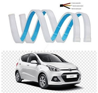 SONSOU GRAND I10 DRL Car Fancy Lights(White, Yellow)