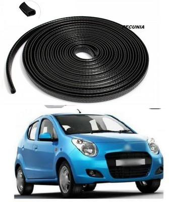 PECUNIA Plastic Car Door Guard(Black, Pack of 1, Maruti, A-Star)