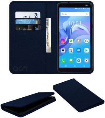 ACM Flip Cover for Ismart I1 Jumbo A9(Blue, Cases with Holder, Pack of: 1)