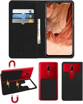 ACM Wallet Case Cover for Oppo F17(Black, Cases with Holder, Pack of: 1)