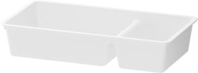 IKEA Empty Cutlery Box Drawer Case(White  Holds 15 Pieces)