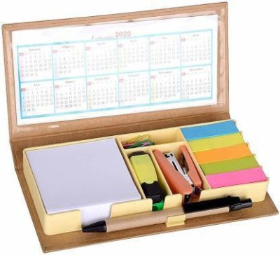 Flipkart SmartBuy 1 Compartments paper Eco Friendly All in 1 Memo Diary Book Gift Set with 2020 Calender, All Stationary...