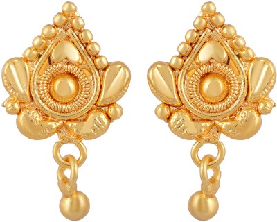 MissMister Brass Goldplated Fashion stud earrings Women Girls Brass Stud Earring