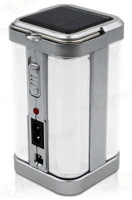 Make Ur Wish Home Emergency Light 4 Side Tube with Solar Extra Bright Light 5 hrs Lantern Emergency Light(Multicolor)