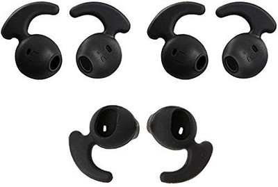 Hoppokart 6 pcs (3 pair) headphone cushion for level u earbuds cover In The Ear Headphone Cushion(Pack of 6, Black)