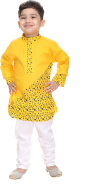 new gen Boys Festive & Party Kurta and Pyjama Set(Multicolor Pack of 1)