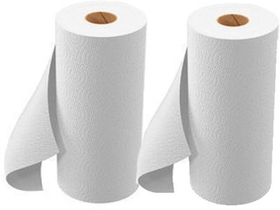 TDS 4 Ply Kitchen Tissue/Towel Paper Roll - 2 Rolls (150 Pulls Per Roll)(4 Ply, 200 Sheets)