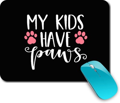 whats your kick Dog Lover | Pet Love | Animal Lover | Dog Quotes | Printed Mouse Pad/Designer Waterproof Coating Gaming Mouse Pad For Computer/Laptop (Multi4) Mousepad(Multicolor)