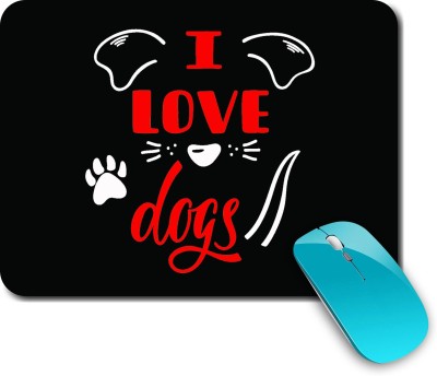 whats your kick Dog Lover | Pet Love | Animal Lover | Dog Quotes | Printed Mouse Pad/Designer Waterproof Coating Gaming Mouse Pad For Computer/Laptop (Multi10) Mousepad(Multicolor)
