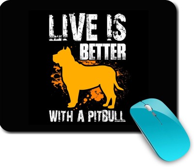 whats your kick Dog Lover | Pet Love | Animal Lover | Dog Quotes | Printed Mouse Pad/Designer Waterproof Coating Gaming Mouse Pad For Computer/Laptop (Multi3) Mousepad(Multicolor)