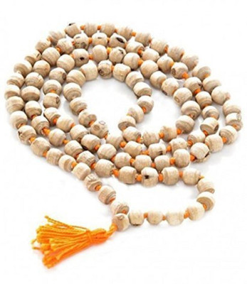 dorvik collections Tulsi Mala For Mantra Jaap 108 + 1 Beads Wood Chain