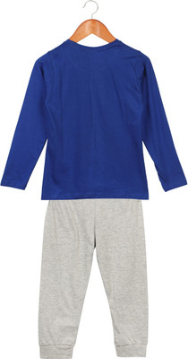 Trendy World Boys Printed Multicolor Top & Pyjama Set