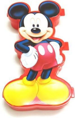 AneriDEALS Red Big Micky Mouse Art Plastic Pencil Box(Set of 1, Red)