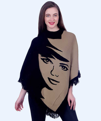 Ozarro Pure Wool Poncho