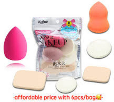 bob  Smooth Blender Mixing Sponge Makeup Cosmetics Puff (6 IN 1)..