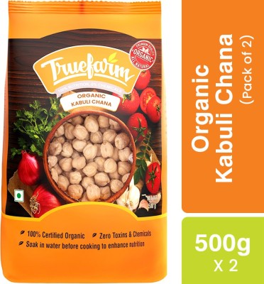 Truefarm Organic White Kabuli Chana (Whole)(1 kg)