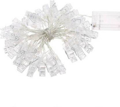 Silky Curves 20 LEDs 3 m Blue Steady Strip Rice Lights(Pack of 1)