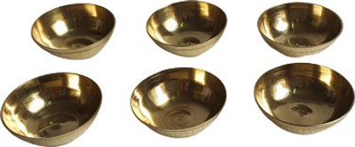 SSCREATIONS BRASS MINIATURE KATORI SET/ 6 PCS | 1.5 X 1.5 X 0.5