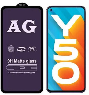 S-Hardline Edge To Edge Tempered Glass for Vivo Y50(Pack of 1)