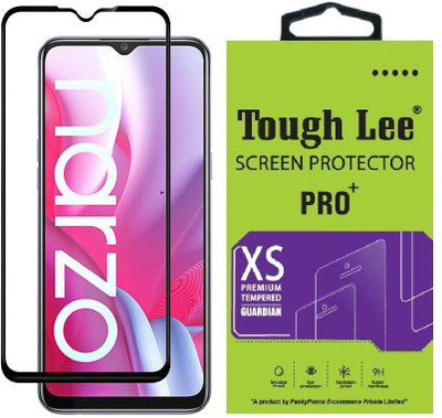 TOUGH LEE Edge To Edge Tempered Glass for Realme Narzo 30a, Realme Narzo 20, Realme Narzo 20A, Realme C11, Realme C12, Realme C15, Realme C3, Realme 5, Realme 5i, Realme 5s, Oppo A9 2020, Oppo A5 2020, Realme Narzo 10, Realme Narzo 10A, Oppo A31(Pack of 1)