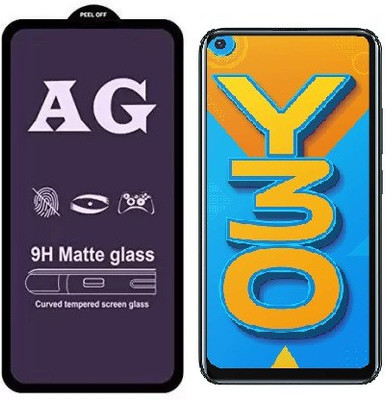 S-Hardline Edge To Edge Tempered Glass for Vivo Y30(Pack of 1)