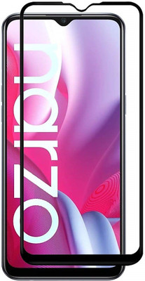BRENZZ Edge To Edge Tempered Glass for Realme Narzo 20A(Pack of 1)