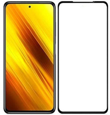 XRENGTH Edge To Edge Tempered Glass for Poco X3(Pack of 1)
