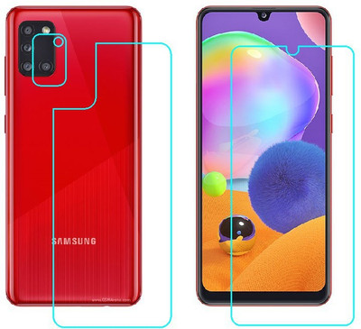 SIMBU Front and Back Screen Guard for Samsung Galaxy A31(Pack of 3)