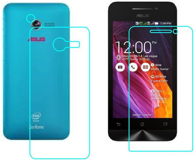 Ecomaholics Front and Back Screen Guard for Asus Zenfone 4 A450CG (8 GB)(Pack of 2)