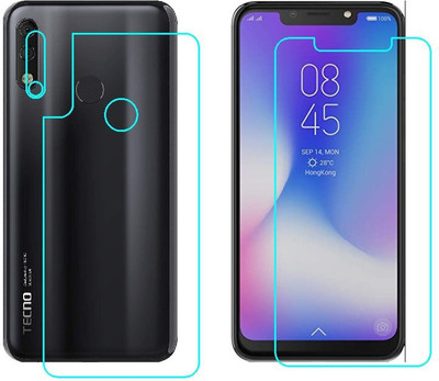 SIMBU Front and Back Screen Guard for Tecno Camon IClick2(Pack of 3)