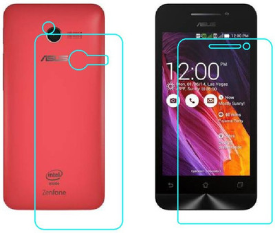Ecomaholics Front and Back Screen Guard for Asus ZenFone 4 A450CG(Pack of 2)