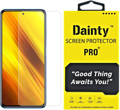 Dainty Tempered Glass Guard for Poco X3, Poco X2, Poco M2 Pro, Mi Redmi Note 9 Pro, Mi Redmi Note 9 Pro Max(Pack of 1)