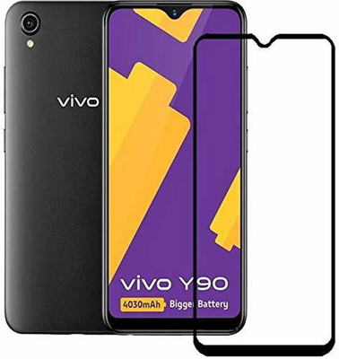 GORILLA Extra Strong Premium Edge To Edge Tempered Glass for Vivo Y90(Pack of 1)