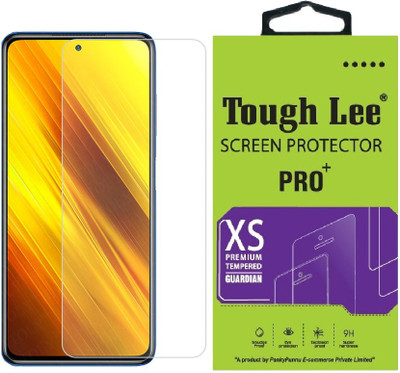 Tough Lee Tempered Glass Guard for Poco X3, Poco X2, Poco M2 Pro, Mi Redmi Note 9 Pro, Mi Redmi Note 9 Pro Max(Pack of 1)