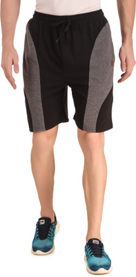 GSE Solid Men Multicolor Sports Shorts