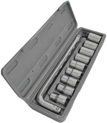 RMGS 10 pcs Tool Kit Set/Precise Sleeve Wrench Hand Tool 1/2inch Socket Set Socket Set(Pack of 10)