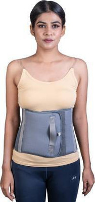 GENIX Abdominal belt after delivery for tummy reduction Abdomen Support (Grey) Abdominal Belt(Grey)