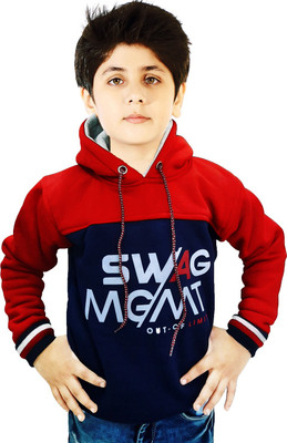 AD & AV Full Sleeve Color Block Boys Sweatshirt