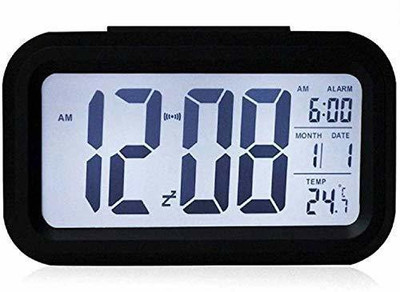 Imfola Digital Black Clock
