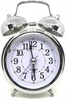 kb trade Analog Silver Clock