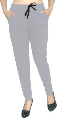 Ridhima Solid Women Grey Track Pants