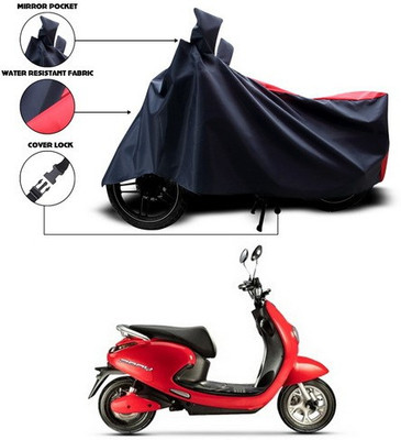 SEBONGO Waterproof Two Wheeler Cover for Evolet(Red, Blue)