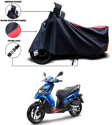 SEBONGO Waterproof Two Wheeler Cover for Aprilia(SR 125, Red, Blue)