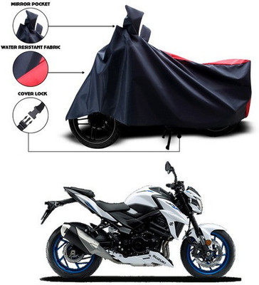 SEBONGO Waterproof Two Wheeler Cover for Suzuki(GSX, Red, Blue)