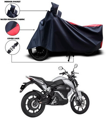 ANTHUB Two Wheeler Cover for Revolt(Red, Black)