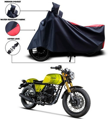AUTOCAD Waterproof Two Wheeler Cover for Universal For Bike(Red, Black)