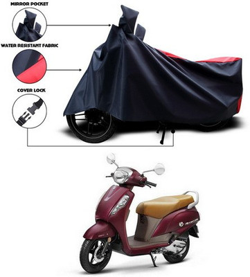SEBONGO Two Wheeler Cover for Suzuki(Access 125, Red)