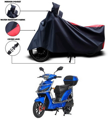 SEBONGO Two Wheeler Cover for Avon(Red, Black)